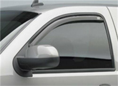 EGR 561501 In-Channel Window Visors Front Pair ONLY, Dark Smoke Finish, Compatible With Select Chevrolet Models