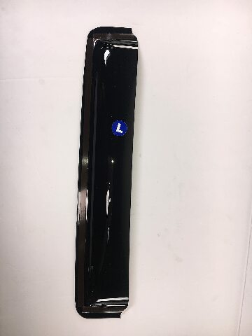 EGR 571891 in-Channel Window Visors Compatible with GM 1500 Series Extended Cab Trucks - Dark Smoked Acrylic, Full Set (4pc) 2019-2025