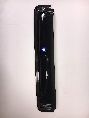 EGR 571891 in-Channel Window Visors Compatible with GM 1500 Series Extended Cab Trucks - Dark Smoked Acrylic, Full Set (4pc) 2019-2025