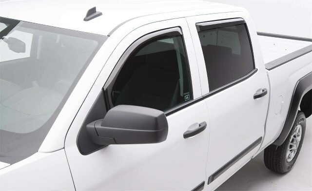 EGR 57 in-channel window visors front and rear set, dark smoke finish, Compatible with select Chevrolet and GMC models 1971