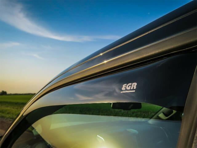 EGR 572961 In-channel Window Visors Front and Rear Set, Dark Smoke Finsh, Compatible with Ram 1500 Extended Cab Models