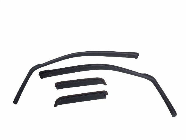 EGR 574981 in-channel window visors front and rear set, dark smoke finish, compatible with select Toyota Tacoma models