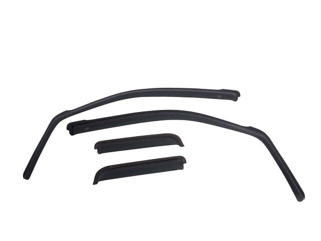 EGR 575085 in-Channel Window Visors Front and Rear Set, Matte Black Finish, Compatible with Select Toyota Models