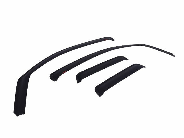 EGR 575095 in-Channel Window Visors Front and Rear Window Full Set, Matte Black Finish, Compatible with Select Toyota Tundra Models