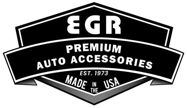 EGR 641771 Window Visors Full Set Truck Accessory with Smooth Smoke Finish, Compatible Compatible with Select to Chevrolet Silverado HD Models 2018
