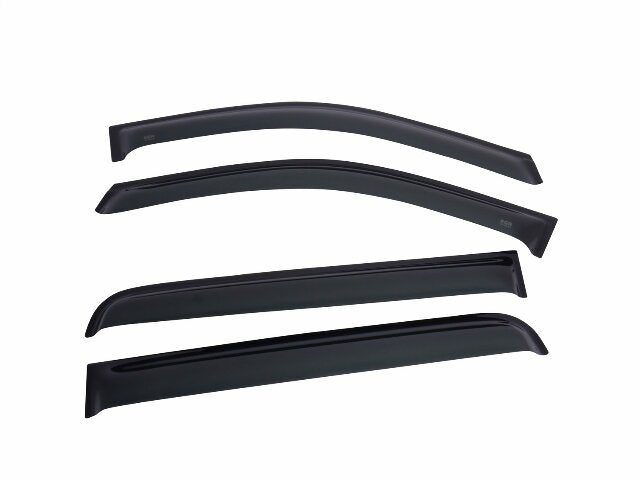 EGR 643471 tape-on window visors front and rear set dark smoke finish compatible with select Ford models