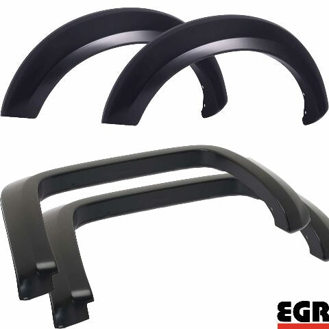 EGR 751194 Rugged Series Fender Flares - Extra Tire Coverage & Scratch Protection Compatible with Off-Road & Daily Driving - Compatible with 04-12 GM Colorado/Canyon Trucks