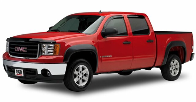 EGR 751414WB Rugged Look Fender Flare Set (Level 1), Black