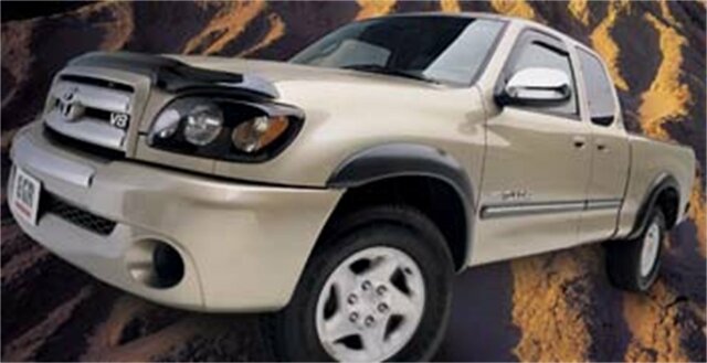 EGR 754694 rugged look fender flare set, matte black finish, compatible with select Toyota Tundra models