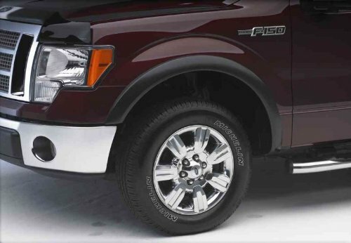 EGR 783374 OEM look fender flare set, matte black finish, compatible with select Ford F-150 models