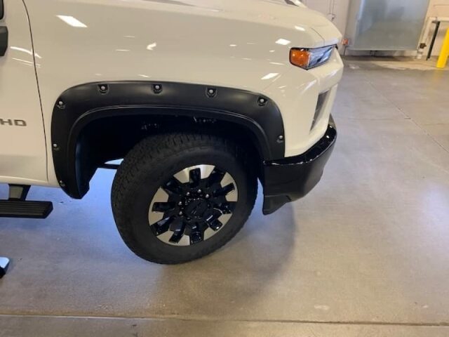 EGR 791884 bolt-on look fender flare full set, matte black finish, compatible with select Chevrolet Silverado HD models