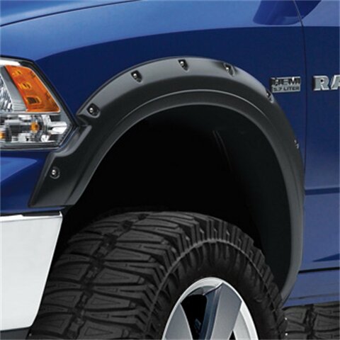 EGR 792654 bolt-on look fender flare set, matte black finish, compatible with select Dodge Ram models