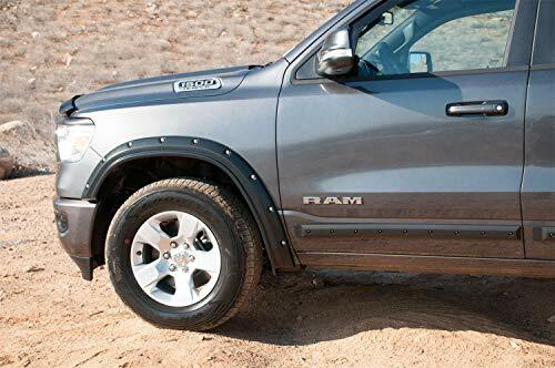 EGR 792954 Bolt-on Look Fender Flare Full Set Truck Accessory, Matte Black Finish, Compatible with Select Dodge Ram Models