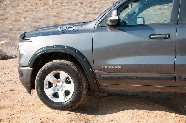 EGR 792954 Bolt-on Look Fender Flare Full Set Truck Accessory, Matte Black Finish, Compatible with Select Dodge Ram Models