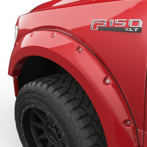 EGR 793574-PQ Bolt-on Look Fender Flare Full Set, Color Match, Compatible With Select Ford F-150 Models