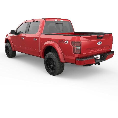 EGR 793574-PQ Bolt-on Look Fender Flare Full Set, Color Match, Compatible With Select Ford F-150 Models