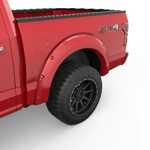 EGR 793574-PQ Bolt-on Look Fender Flare Full Set, Color Match, Compatible With Select Ford F-150 Models