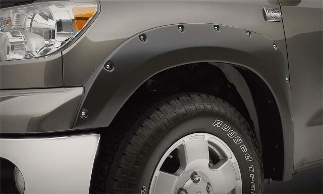EGR 795084 bolt-on look fender flare full set, matte black finish, compatible with select Toyota Tacoma models