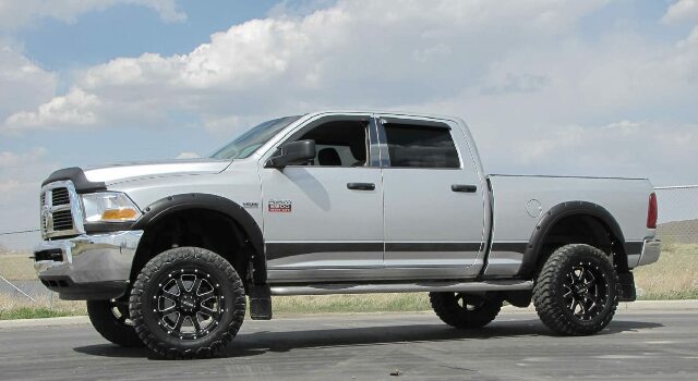 EGR 795084 bolt-on look fender flare full set, matte black finish, compatible with select Toyota Tacoma models