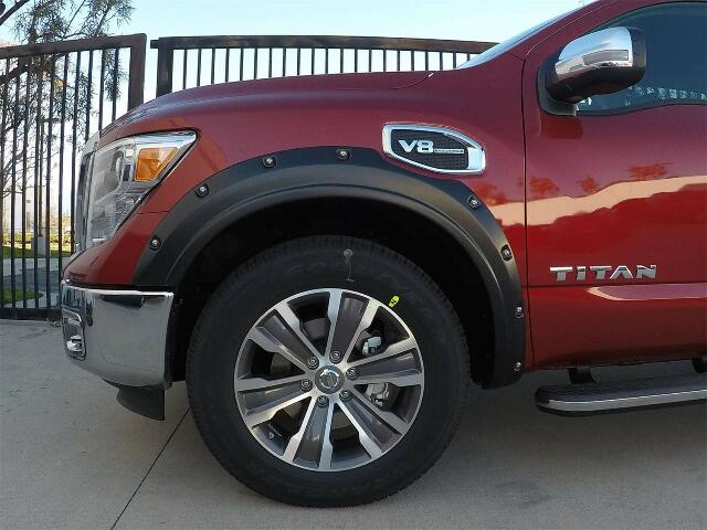EGR 796004 bolt-on look fender flare set, matte black finish, compatible with select Nissan Titan models