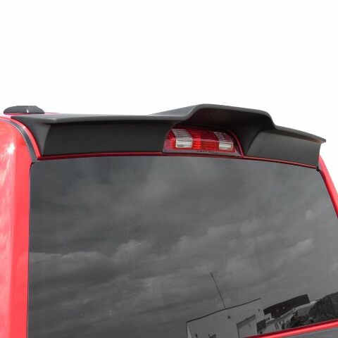 EGR 982859 Cab Spoiler Truck Accessory with Smooth Matte Black Finish, Compatible Compatible with Select to Ram 1500 Models 2018