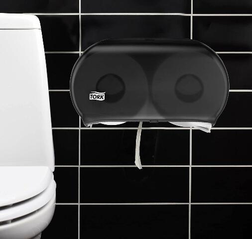 Tork Universal TJ0922A Jumbo Bath Tissue Roll, 2-Ply, 8.8" Dia, 3.55" Width x 1,000' Length, White (Case of 12 Rolls, 1,000 per Roll, 12,000 Feet)