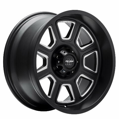 Pro Comp Wheels Gunner Black Wheel with Painted (20 x 10. inches /6 x 5 inches, -18 inches Offset)