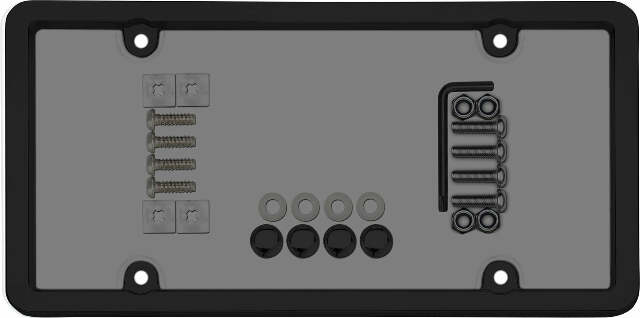 Cruiser Accessories 62520 License Plate Frame/Shield Combos