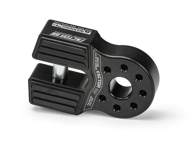 Factor 55 00050-04 Flatlink Original Folding Winch Shackle Bracket Max Load Rating 16,000 lb Ultimate Failure Greater Than 40,000 lb Ideal Compatible with 4x4 Off Road Adventures – Black