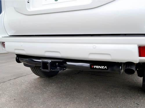 Fenza towing hitch receiver installed on Toyota Prado 2010–2021