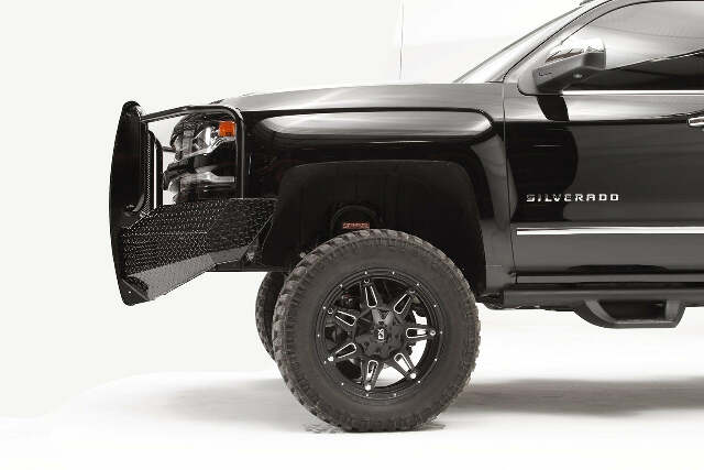 Fab Fours CS16-K3860-1 Black Steel Front Bumper Fits 16-18 Silverado 1500