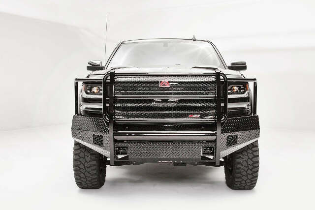 Fab Fours CS16-K3860-1 Black Steel Front Bumper Fits 16-18 Silverado 1500