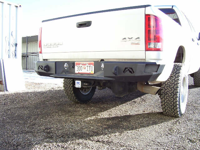 Fab Fours DR03-W1050-1 Heavy Duty Rear Bumper Fits 03-09 Ram 2500 Ram 3500