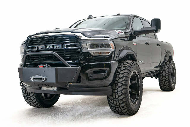 Fab Fours DR19-N4460-1 Large Frame Winch Mount Fits 19-20 2500 3500