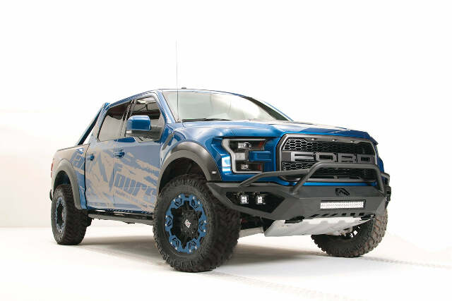 Fab Fours FF17-D4352-1 Vengeance Front Bumper Fits 17-20 F-150