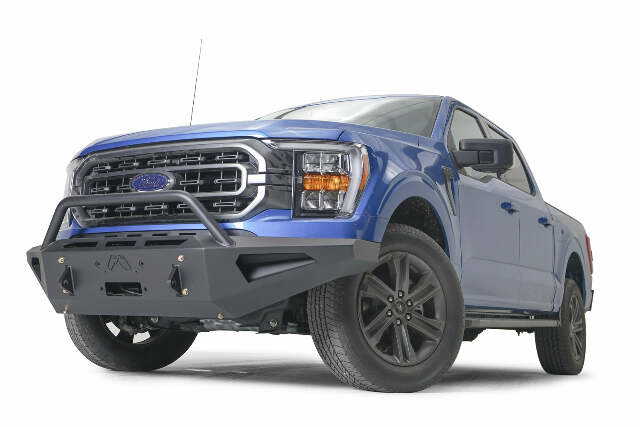 Fab Fours FF21-RS5162-1 Red Steel Front Bumper Fits 21-22 F-150