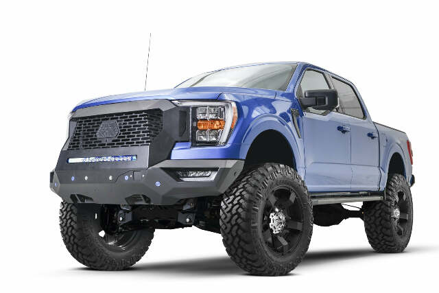 Fab Fours GR5000-1 Grumper Front Bumper And Grille Fits 21-22 F-150