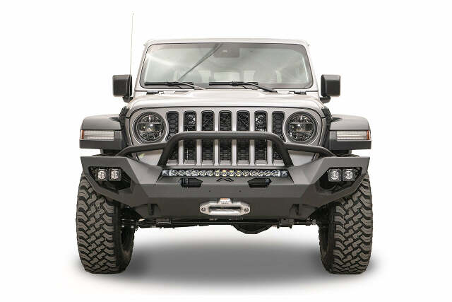 Fab Fours JL18-X4652-1 Matrix Front Bumper Fits 18-20 Gladiator Wrangler (JL)