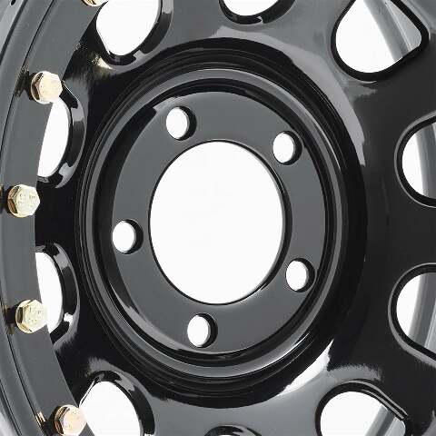Pro Comp Wheels 252-5173 Rock Crawler Series 252 Black D-Window Wheel