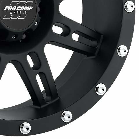 Pro Comp Wheels 7031-6883 Stryker Series 7031 Matte Black