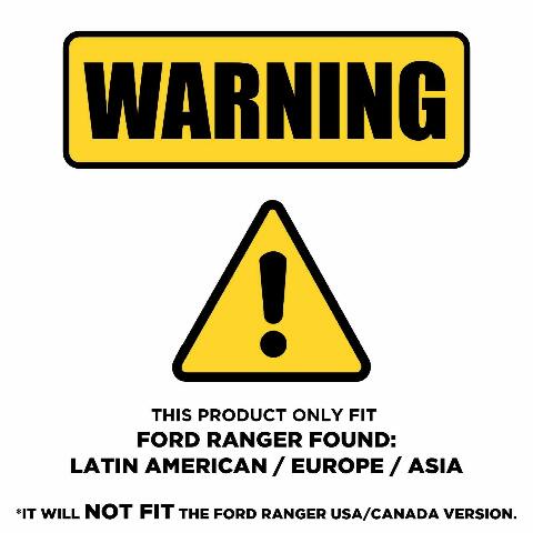 Premium Hard Tri-Fold Tonneau Cover – Compatible with Ford Ranger 2012–2022 (Export Model) | Fenza USA