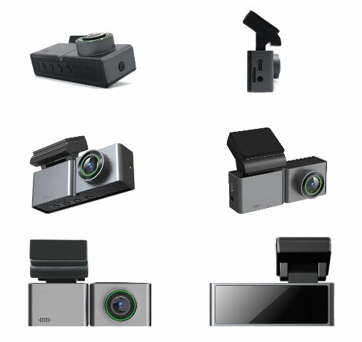 Fenza Dual Dash Camera 4K Front + 1080P Rear | Built-In Wi-Fi & Night Vision
