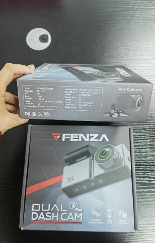 Fenza Dual Dash Camera 4K Front + 1080P Rear | Built-In Wi-Fi & Night Vision