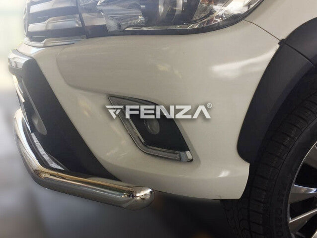 Stainless Lower Front Bumper Bar 3 in Compatible With 16+ Toyota Hilux