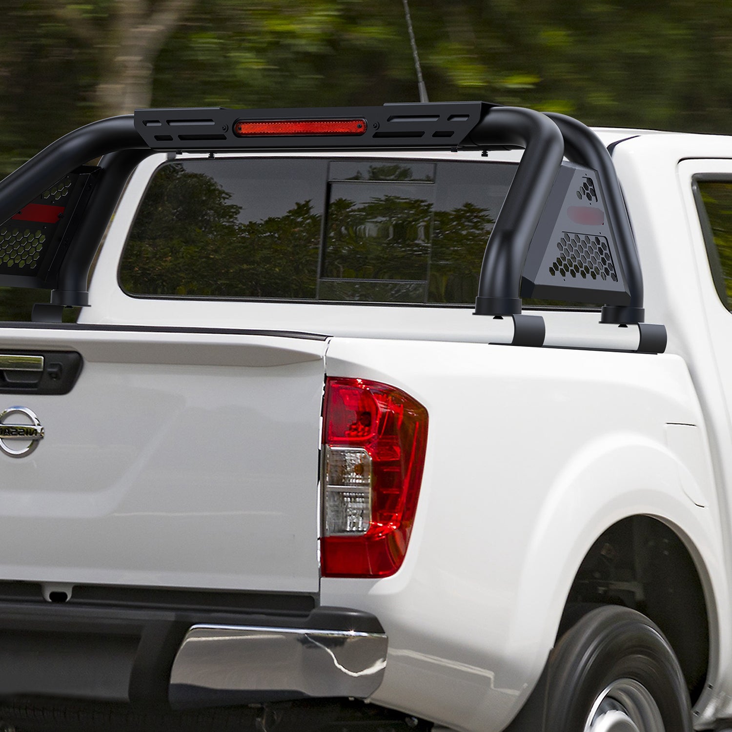 Fenza Off-Road Black Bed Roll Bars with Tonneau Cover Support – Compatible with Hilux, D-Max, NP300, Ranger, and BT-50 | Heavy-Duty Steel Construction