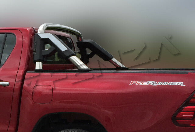 Bed Roll Bars Sport (Flat Base) Compatible With Toyota Hilux 16-25