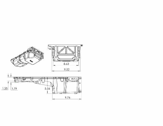 Holley Performance 302-20 GM LT Retro-Fit Oil Pan