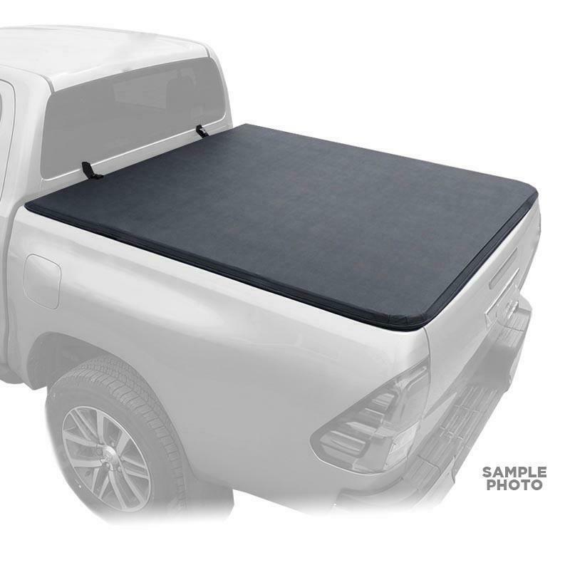 Soft Tri-Fold Tonneau Cover Fit 12-21 Ford Ranger (Double Cab, Export Model)