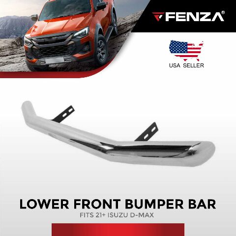 Lower Front Bumper Stainless Bar Compatible With Isuzu D-Max 21+