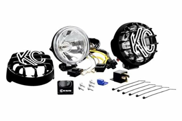 KC HiLiTES 490 Rally 400 4" 55w Driving Light System,Black